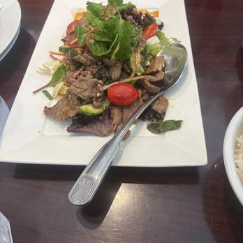 The Oaks Thai Cafe - Beef salad - Thai Near Me - Thousand Oaks, California