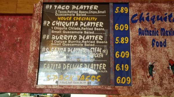 Menu photo 3 Chiquita's Mena, AR Menu photo 3 Chiquita's Mena, AR