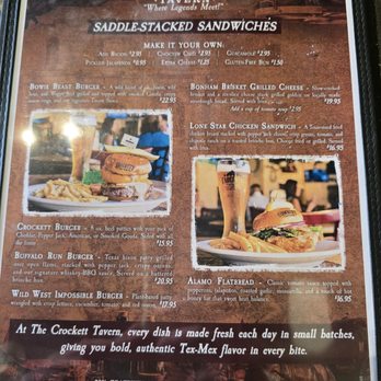 Crockett Tavern - American Near Me - San Antonio, Texas Crockett Tavern - American Near Me - San Antonio, Texas