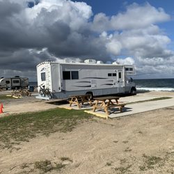 Pahokee Marina/Lake Okeechobee KOA - Storm clouds rolling overhead.  Lake Okechobee in background.