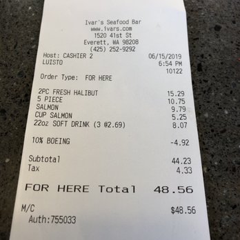 Ivar's Seafood Bar - Seafood Near Me - Everett, Washington