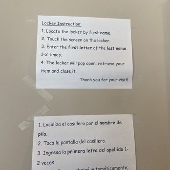 Yummii 2 Go - Locker instructions - Asian Fusion Near Me - Winter Park, Florida