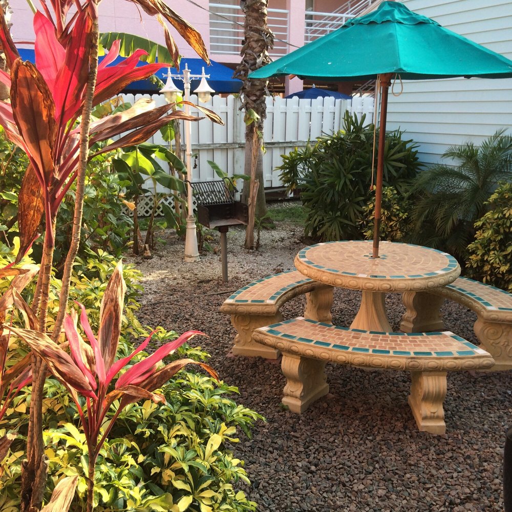 Tradewinds Resort - Patio next to our cottage where you can hang out and grill - Resorts Near Me - Bradenton Beach, Florida Tradewinds Resort - Patio next to our cottage where you can hang out and grill - Resorts Near Me - Bradenton Beach, Florida