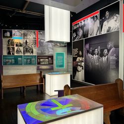 National Museum of African American Music - Church exhibit