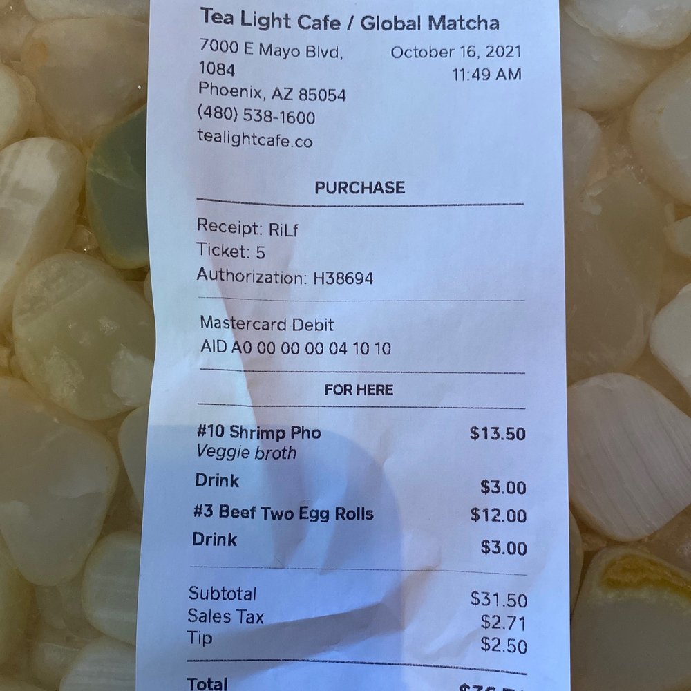 Tea Light Cafe - Prices - Vietnamese Near Me - Phoenix, Arizona Tea Light Cafe - Prices - Vietnamese Near Me - Phoenix, Arizona