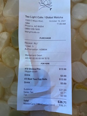 Menu photo 4 Tea Light Cafe Phoenix, AZ