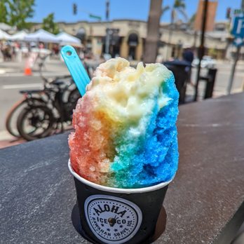 Aloha Ice - Rainbow shave ice - Shaved Ice Near Me - Carlsbad, California