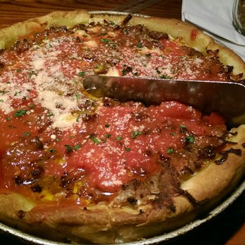 Uno Pizzeria & Grill - The Med Chicago classic deep dish, looks good. - American Near Me - Menomonee Falls, Wisconsin