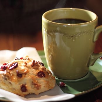 Bricks & Scones - Coffee and Cran Walnut Scone - Coffee & Tea Near Me - Los Angeles, California