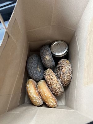 Chicken Dog Bagels by null