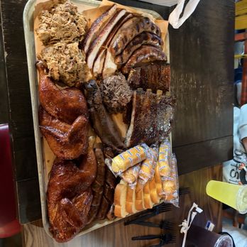 Butcher BBQ Stand - A double meat locker - Barbeque Near Me - Wellston, Oklahoma