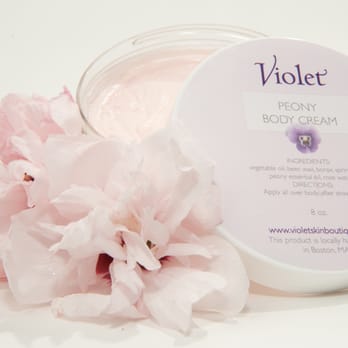 Violet Skin Boutique - luxury peony body cream - Skin Care Near Me - Brookline, Massachusetts Violet Skin Boutique - luxury peony body cream - Skin Care Near Me - Brookline, Massachusetts