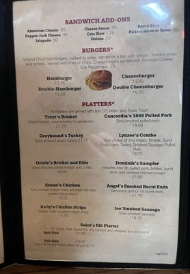 Menu photo 5 Fritz’s I-70 Bbq Concordia, MO