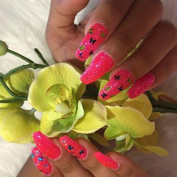 Bella Nails & Spa - Shape is off a little and the nails look bent.. - Skin Care Near Me - Escondido, California