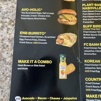 Egg N Bird - Menu - Chicken Shop Near Me - Upland, California
