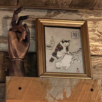 Ten Ramen - Dinning area art - Ramen Near Me - Dallas, Texas Ten Ramen - Dinning area art - Ramen Near Me - Dallas, Texas
