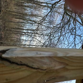 A Plus Handyman Services - Every piece of wood is split like this everything is falling  apart and they don't pull permits - Handyman Near Me - Cranston, Rhode Island
