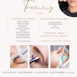 KAI Beauty - Lash extensions group class training in Fort Lauderdale, FL 2024