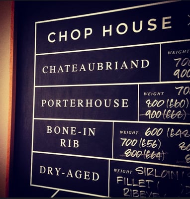 Menu photo 4 Chop House - Leith Edinburgh, EDH