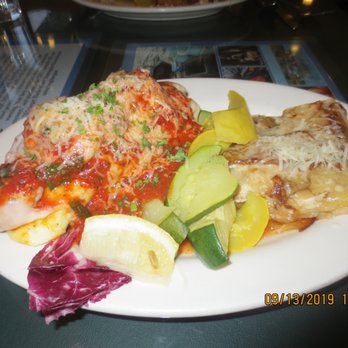 Tognazzini's Dockside - halibut with marinara special - Seafood Near Me - Morro Bay, California Tognazzini's Dockside - halibut with marinara special - Seafood Near Me - Morro Bay, California