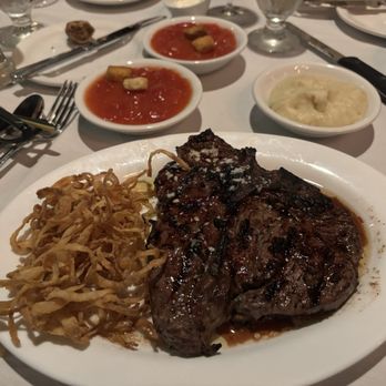 The Paragon Supper Club - Porterhouse Steak, medium, thick & juicy, the best , stewed tomatoes, delicious...!!! - Steakhouses Near Me - Dayton, Ohio The Paragon Supper Club - Porterhouse Steak, medium, thick & juicy, the best , stewed tomatoes, delicious...!!! - Steakhouses Near Me - Dayton, Ohio