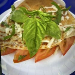A&J Crepes - Tomato, cheese and basil!