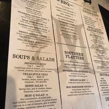 Mojo Old City BBQ - Food menu. - Barbeque Near Me - St. Augustine, Florida Mojo Old City BBQ - Food menu. - Barbeque Near Me - St. Augustine, Florida