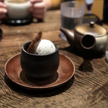 Cha-An - Black Sesame Creame Brulee - Japanese Near Me - New York, New York Cha-An - Black Sesame Creame Brulee - Japanese Near Me - New York, New York