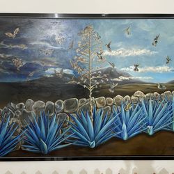 Museo de Tequila - Painting of agave pollinators