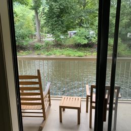 From the room.