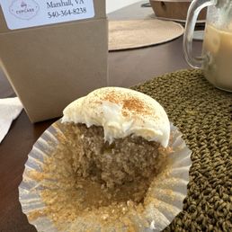 Apple spice cupcake