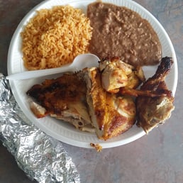 Fire Grilled Chicken with Mexican Rice, Beans & Tortillas!! Fire Grilled Chicken with Mexican Rice, Beans & Tortillas!!