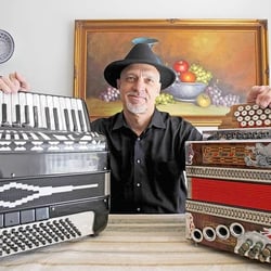 Joe's son Fred Mlakar carries on the Slovenian style polka music traditions of Fontana.