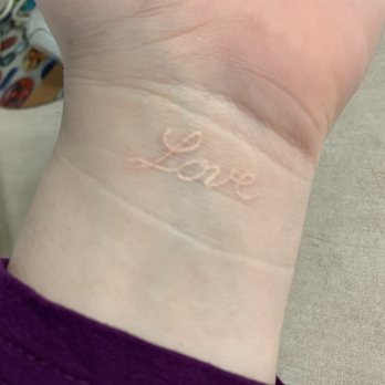 Fine Tattoo Work - White ink tattoo on my wrist - Tattoo Near Me - Orange, California