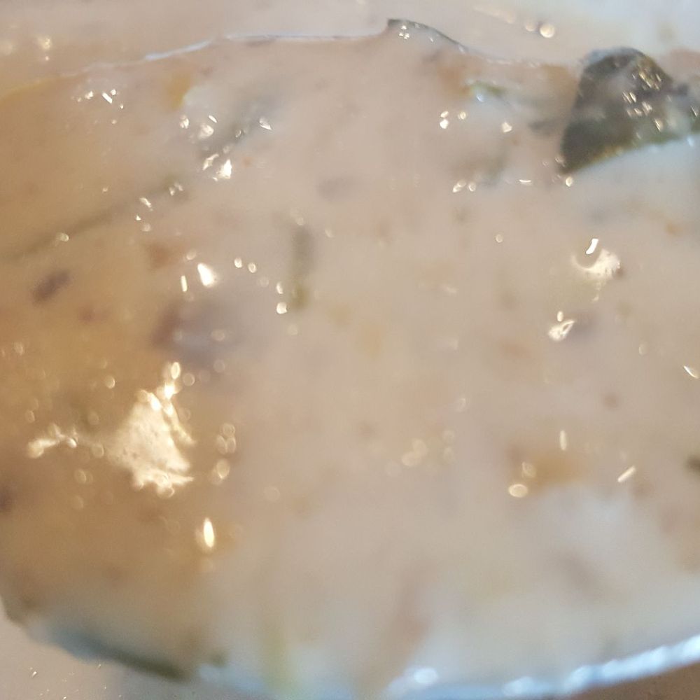 The Ruby Brink - Close up of cream of mushroom soup (3/8/20) - Butcher Near Me - Vashon, Washington The Ruby Brink - Close up of cream of mushroom soup (3/8/20) - Butcher Near Me - Vashon, Washington