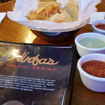 Ninfa's Mexican Restaurant - Oh, the salsa!! The spicy warm red and the cool avocado tomatillo green!! Still wonderful. - Mexican Near Me - Waco, Texas Ninfa's Mexican Restaurant - Oh, the salsa!! The spicy warm red and the cool avocado tomatillo green!! Still wonderful. - Mexican Near Me - Waco, Texas