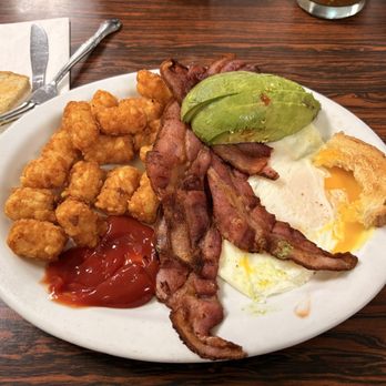 Nat's Early Bite Coffee Shop - Bacon and eggs and tater tots - Diners Near Me - Sherman Oaks, California