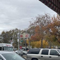 Big Al's Drive In - View from the diner.