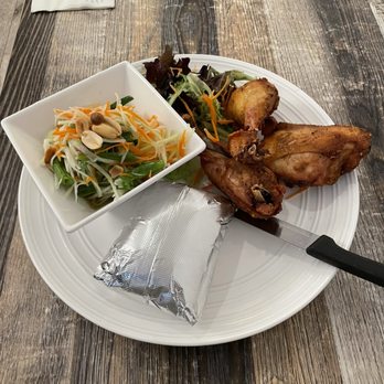 Thai Taste Kitchen - BBQ Chicken with Papaya Salad - Thai Near Me - Oakland, California Thai Taste Kitchen - BBQ Chicken with Papaya Salad - Thai Near Me - Oakland, California