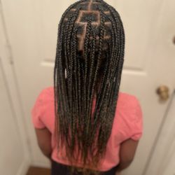 Kjs Masterpieces - Kids Medium Knotless Braids