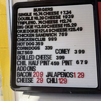 Hank's Hamburgers - Menu - Fast Food Near Me - Tulsa, Oklahoma
