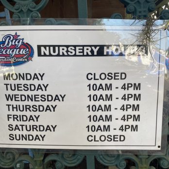 Big League Garden Center - Hours - Nurseries & Gardening Near Me - Ormond Beach, Florida