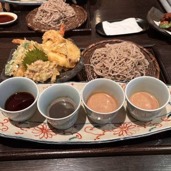Tei-An - Cold dipping soba sampler - Japanese Near Me - Dallas, Texas Tei-An - Cold dipping soba sampler - Japanese Near Me - Dallas, Texas