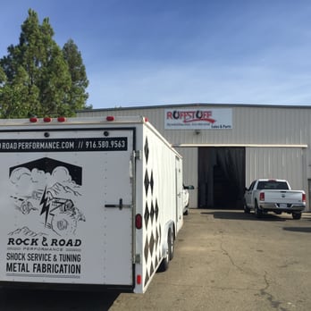 Rock & Road - Our mobile shock trailer parked outside of RuffStuff! - Metal Fabricators Near Me - Loomis, California Rock & Road - Our mobile shock trailer parked outside of RuffStuff! - Metal Fabricators Near Me - Loomis, California