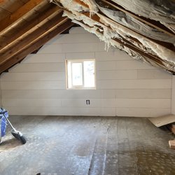 Mike Can Handyman Services - Shiplap wall in attic remodel