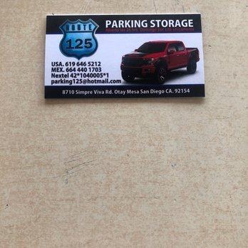 Route 125 Parking Storage - Parking Near Me - San Diego, California Route 125 Parking Storage - Parking Near Me - San Diego, California
