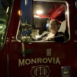 Monrovia Fire Rescue - Playing around in their trucks during one of the local festivals! Lol