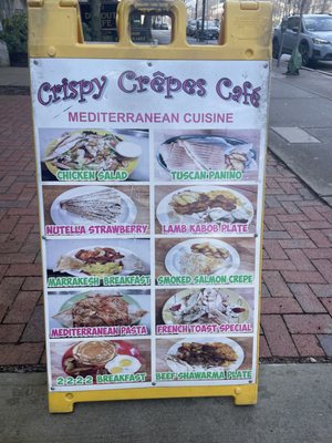Menu photo 1 Crispy Crêpes Cafe Boston, MA