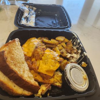 Rory's Diner - Supposed to be Farmers omelet, zero taste and is that Kraft slices on top??? - Diners Near Me - Parker, Colorado Rory's Diner - Supposed to be Farmers omelet, zero taste and is that Kraft slices on top??? - Diners Near Me - Parker, Colorado