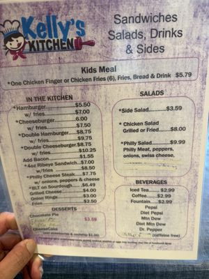 Menu photo 1 Kelly’s Kitchen Red Bay, AL